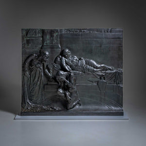 Bronze Relief by Max Wach-Wacheneck (*1871 Berlin), cast by Noack Berlin, 1900-1909