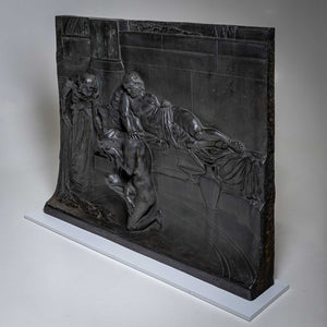 Bronze Relief by Max Wach-Wacheneck (*1871 Berlin), cast by Noack Berlin, 1900-1909