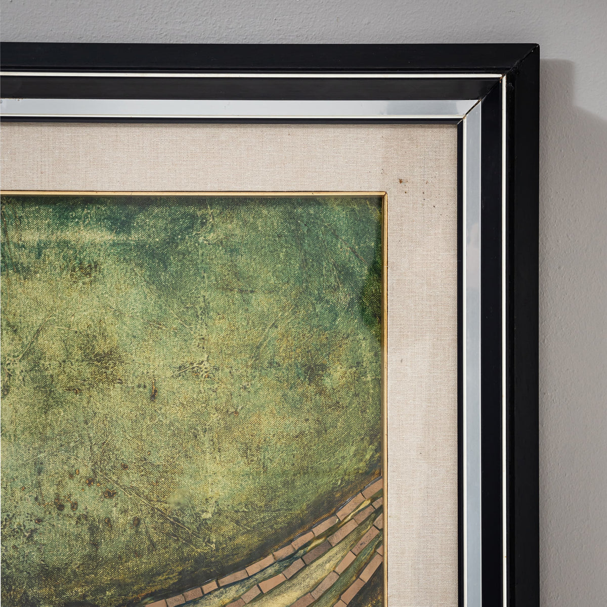 Modern Abstraction, Collage, dated 1973
