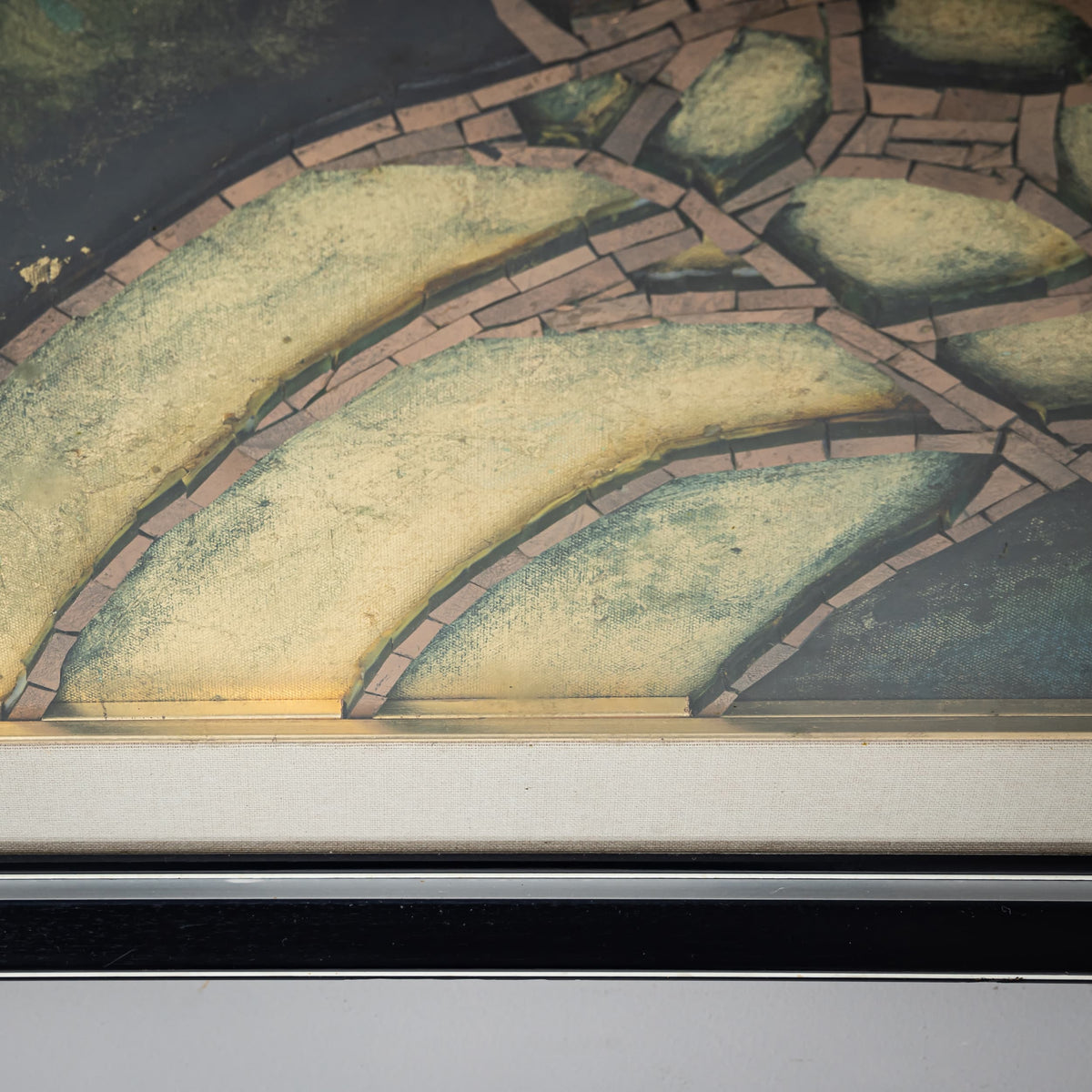 Modern Abstraction, Collage, dated 1973
