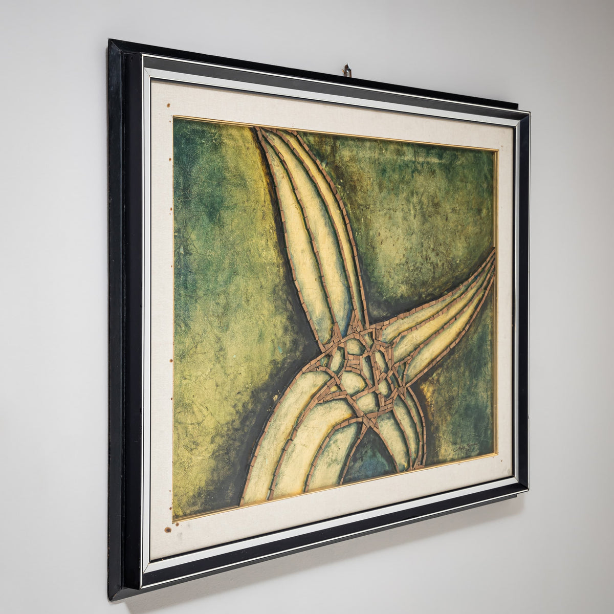 Modern Abstraction, Collage, dated 1973