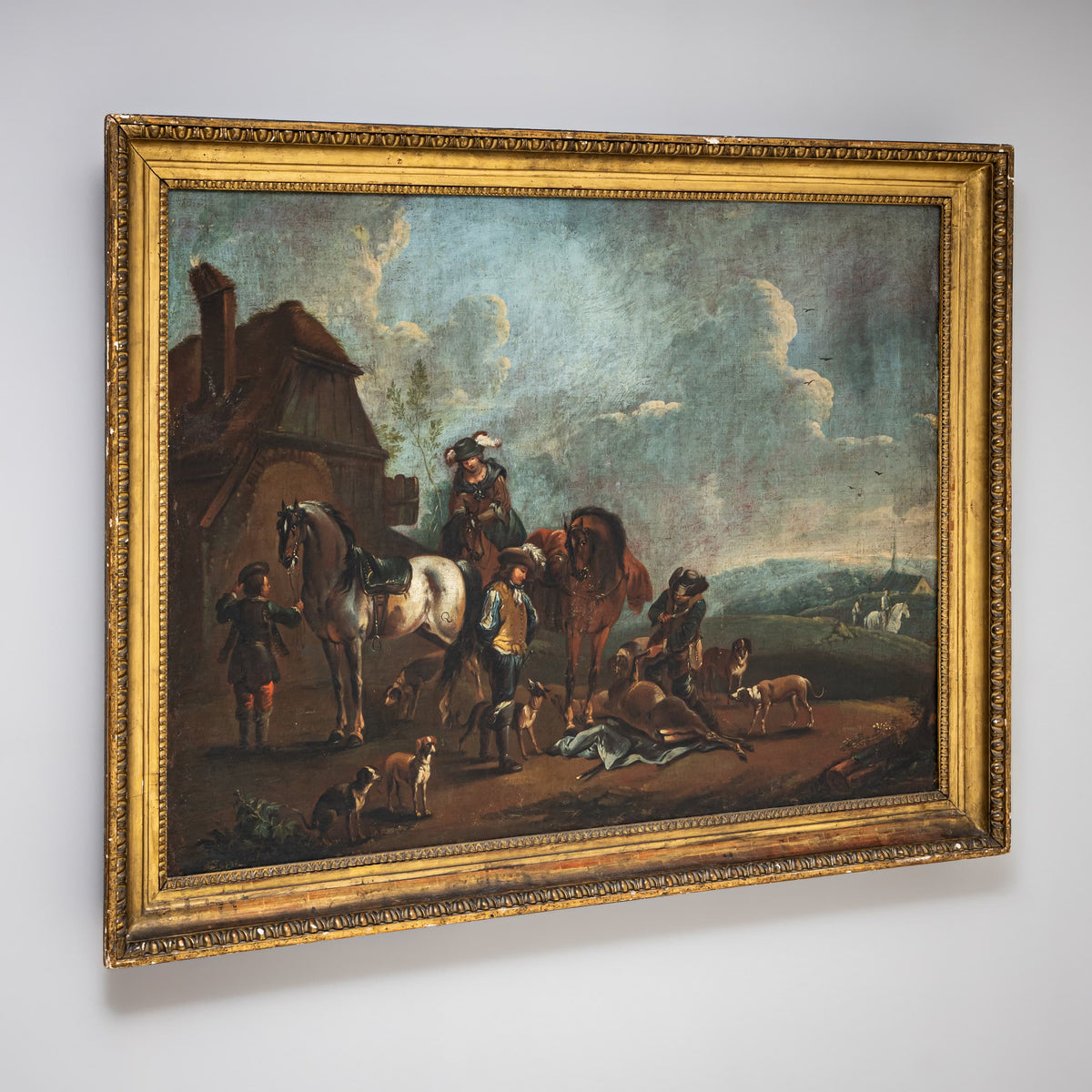 August Querfurt (attributed, 1696–1761), Hunting Party, First Half of the 18th Century