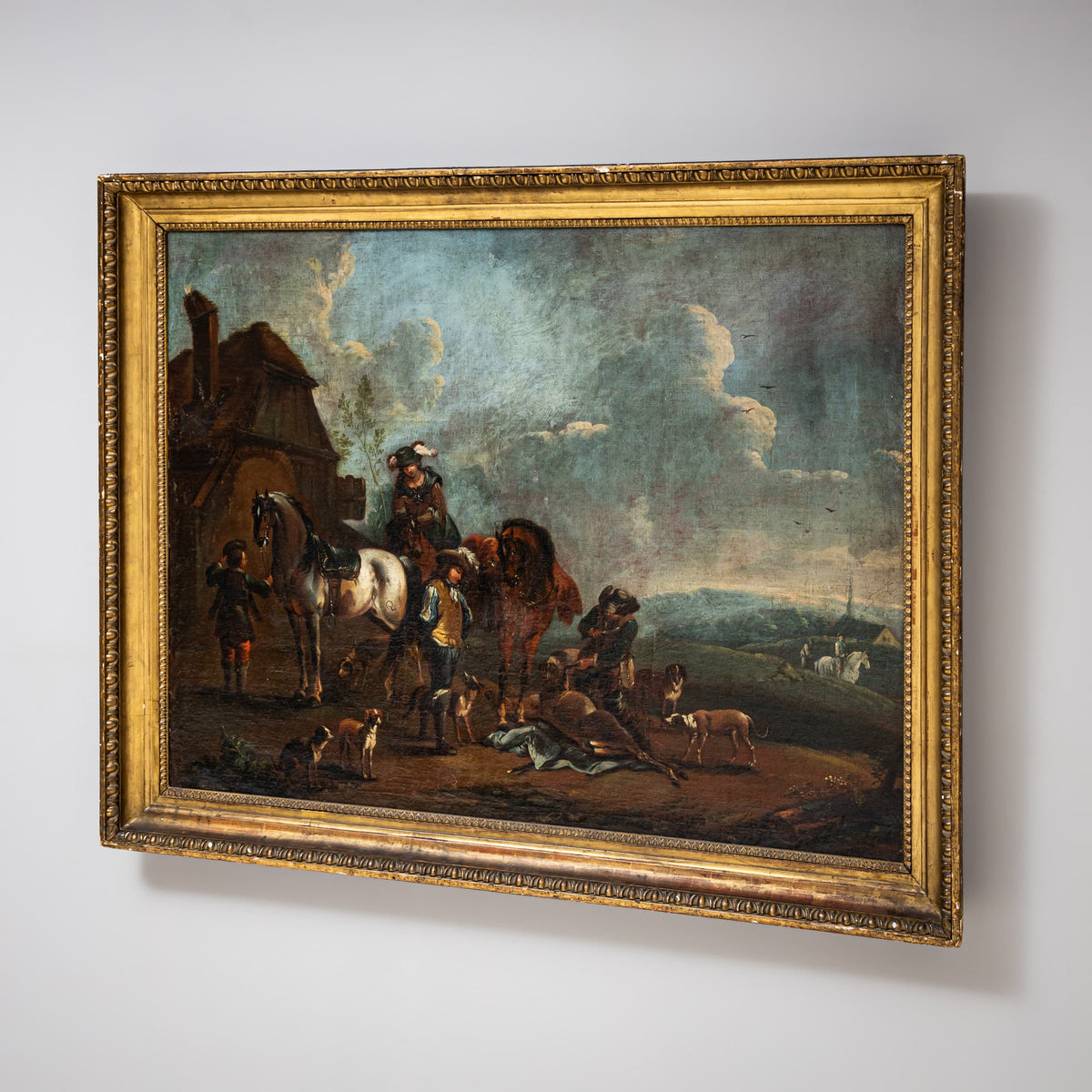 August Querfurt (attributed, 1696–1761), Hunting Party, First Half of the 18th Century