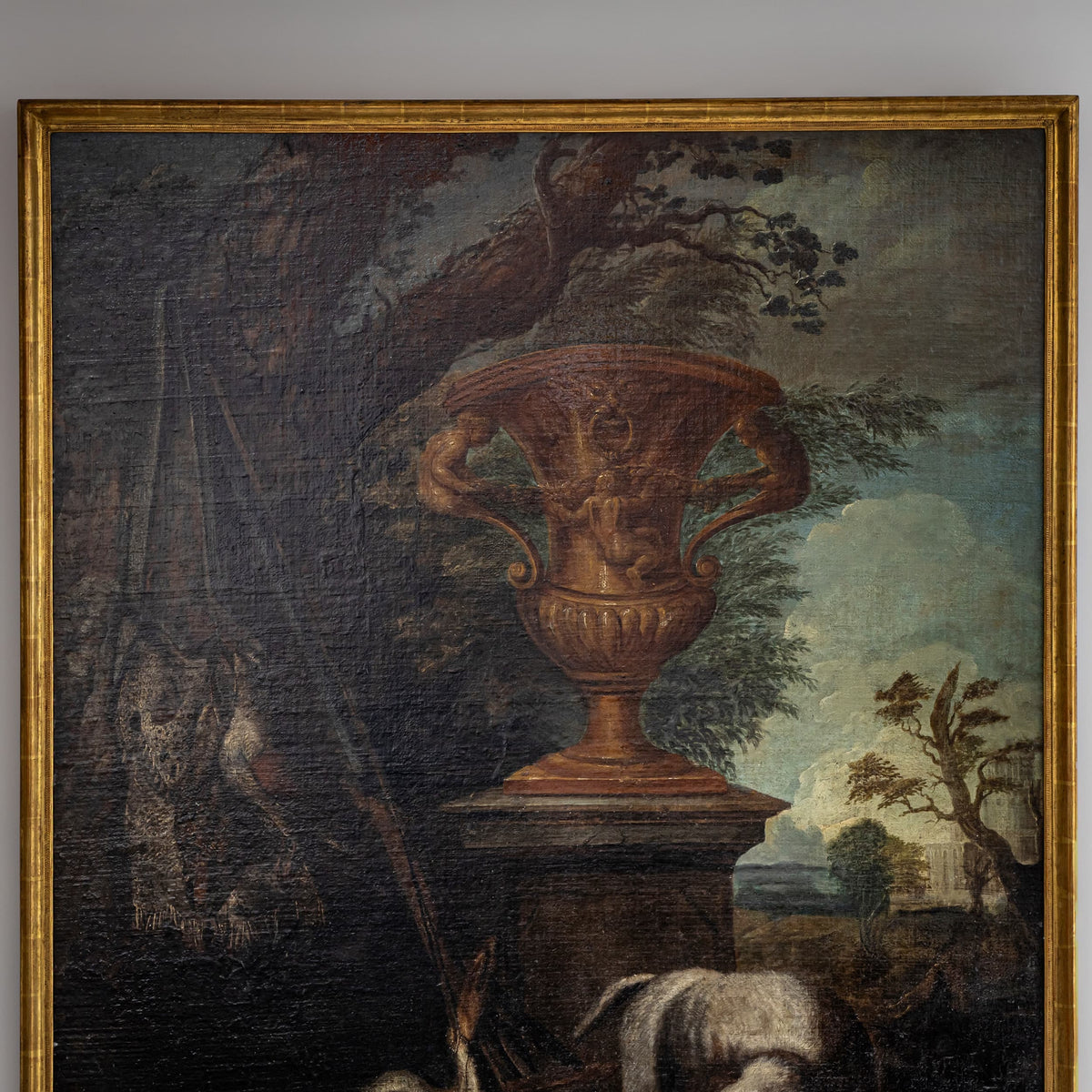 Baroque Hunting Still Life with Dog, 18th Century