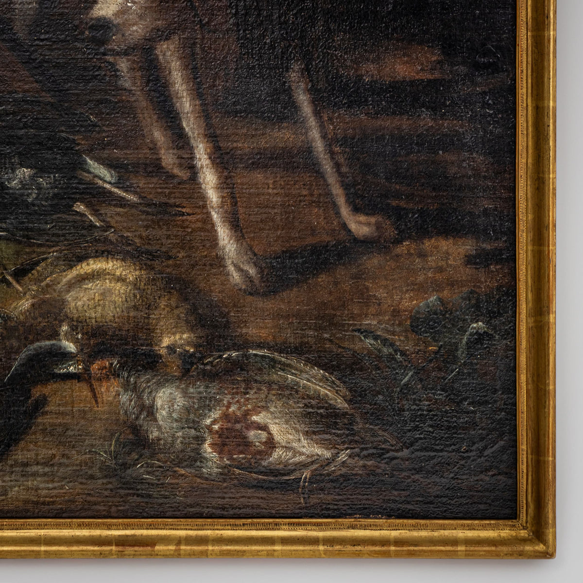 Baroque Hunting Still Life with Dog, 18th Century