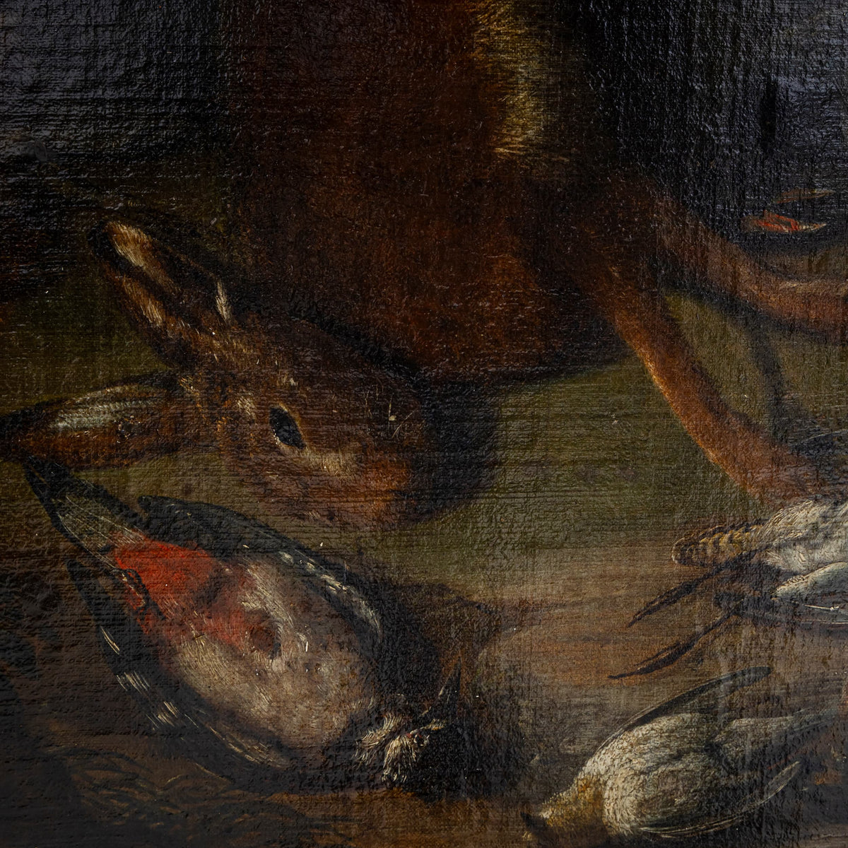 Baroque Hunting Still Life with Dog, 18th Century