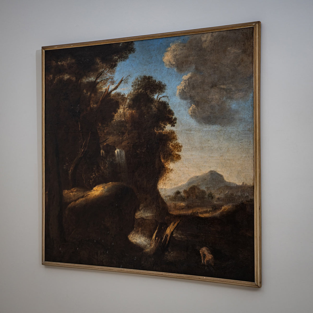 Pair of Landscape Paintings, Italy, 17th Century