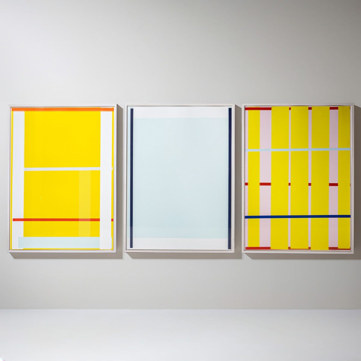 Imi Knoebel (Dessau, b. 1940), Untitled (Triptych), Germany, 1997
