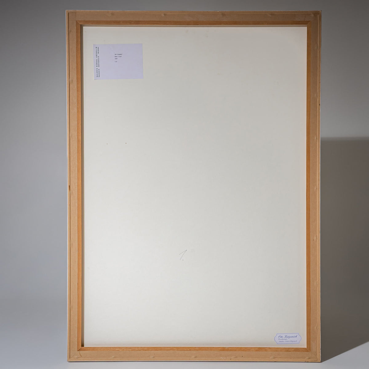 Imi Knoebel (Dessau, 1940), Ohne Titel (Triptychon), Deutschland, 1997