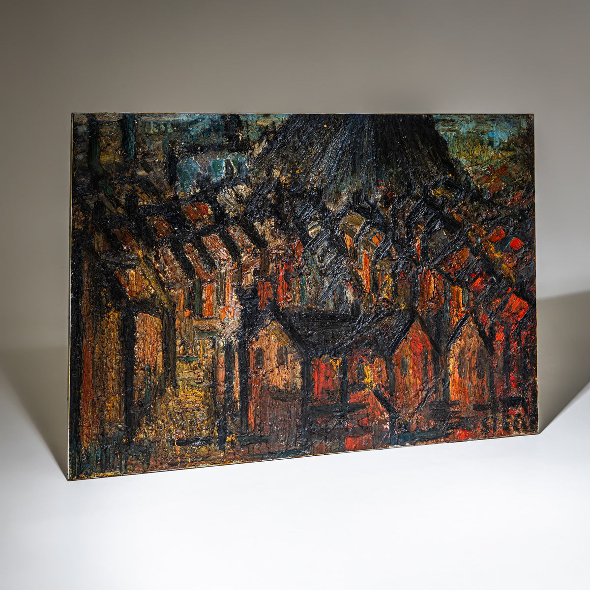 J. Steele, Abstract Painting, 20th Century