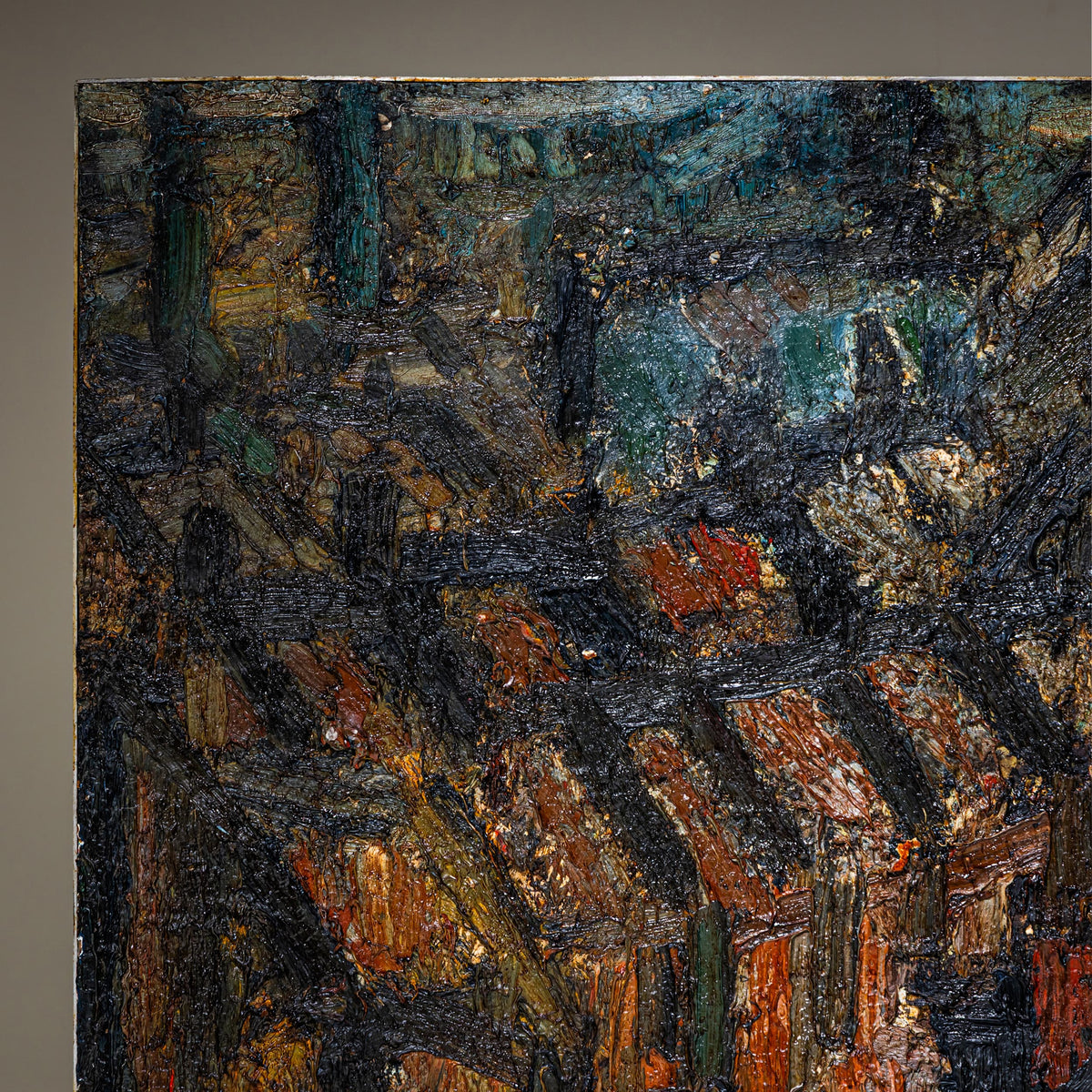 J. Steele, Abstract Painting, 20th Century