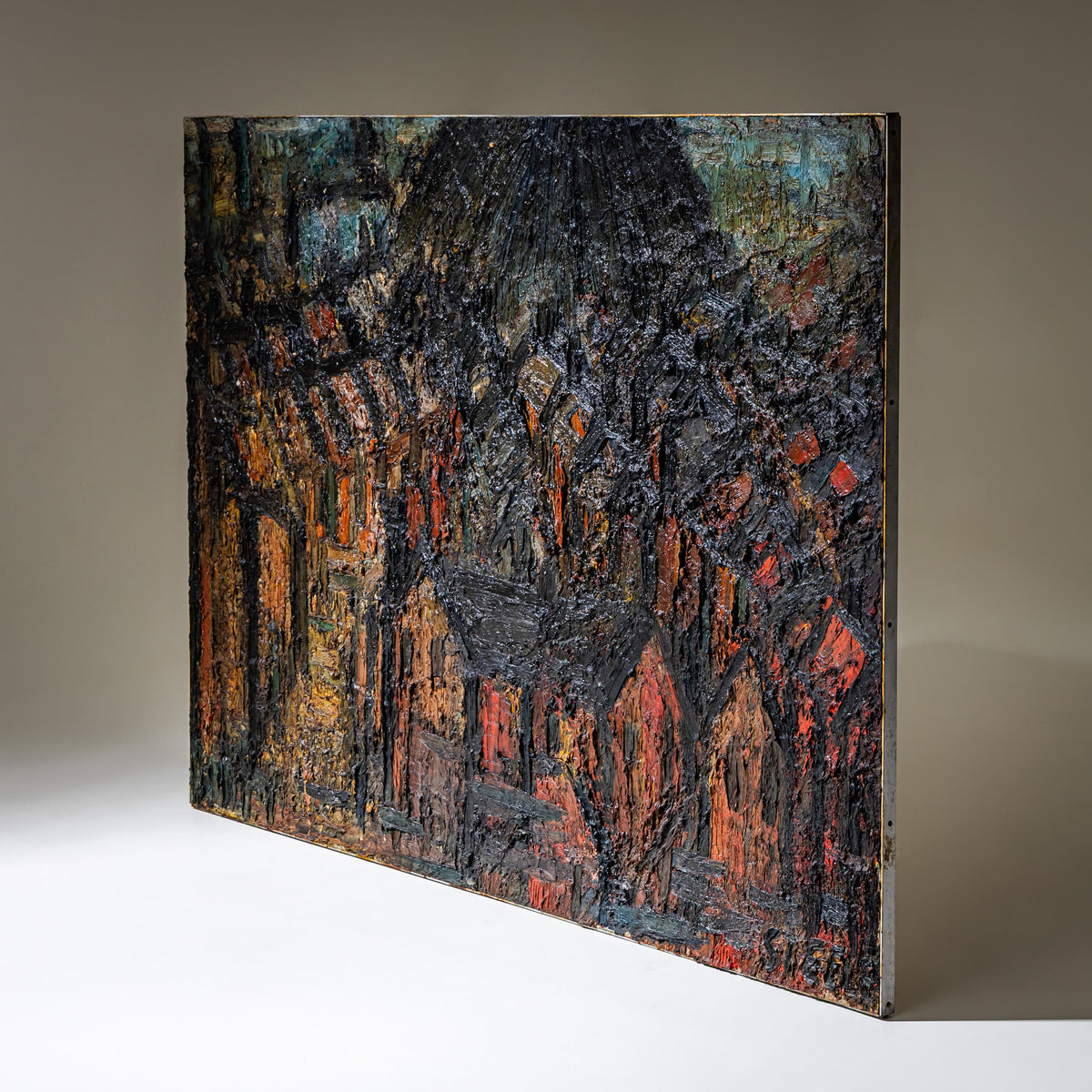 J. Steele, Abstract Painting, 20th Century