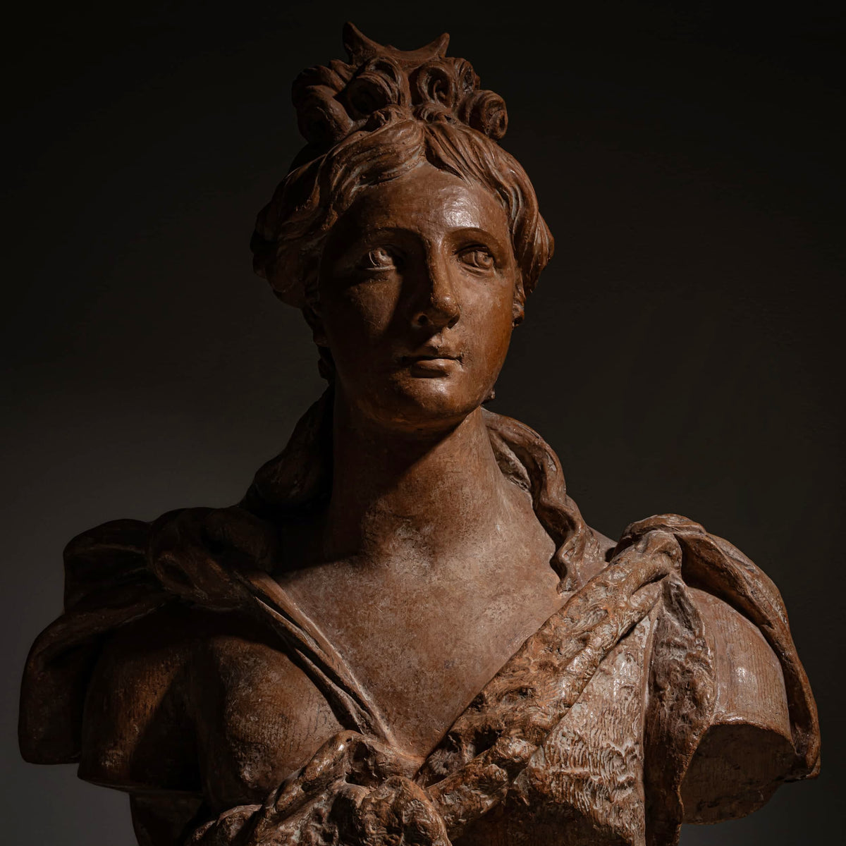 Bust of Goddess Diana, after Ezio Ceccarelli, Late 19th / early 20th Century
