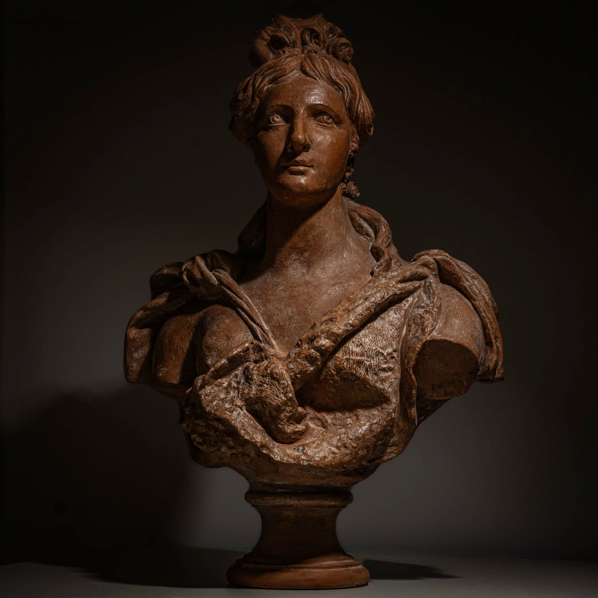 Büste der Göttin Diana, nach Ezio Ceccarelli, Ende 19. Jahrhundert / Anfang 20. Jahrhundert