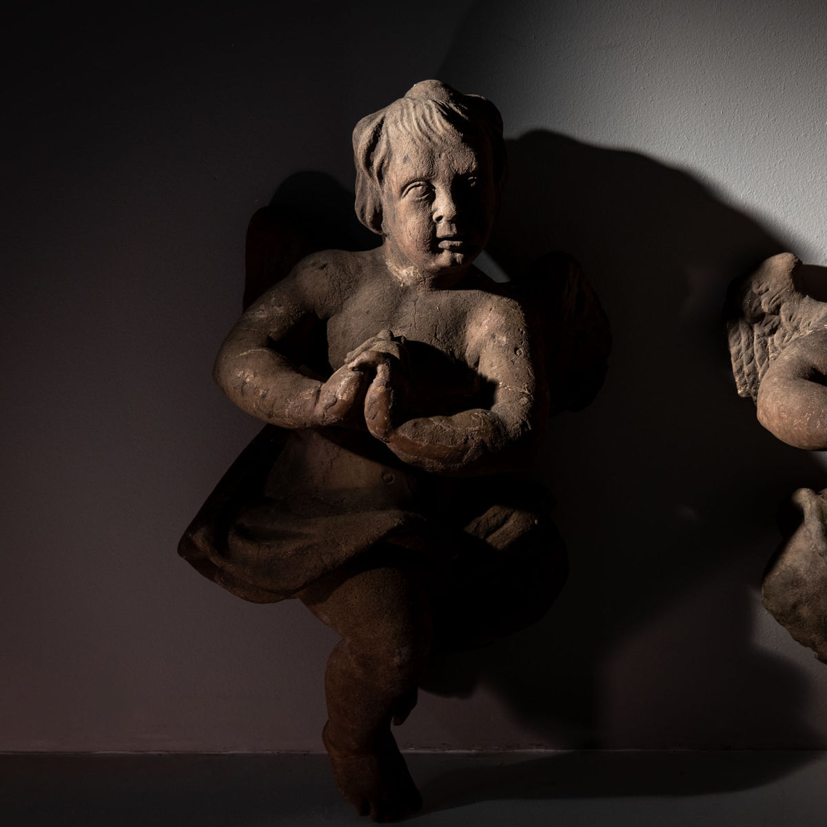 Baroque Sandstone Putti, Germany, 18th Century