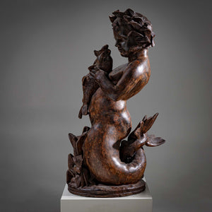 Sculpture of a Putti as Aquarius, early 20th Century