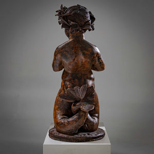 Sculpture of a Putti as Aquarius, early 20th Century