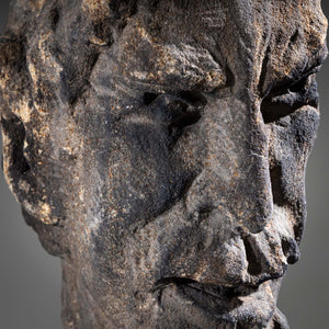 Sandstone Head of a Satyr, 18th Century