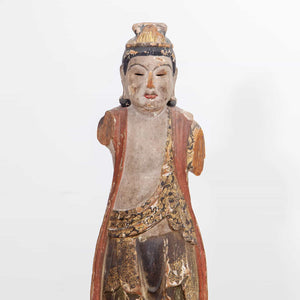 Holzfigur des Kannon 觀音, Japan, Edo-Periode, 1. Hälfte 19. Jahrhundert