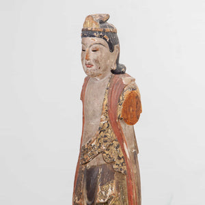 Wooden figure of Kannon 觀音, Japan, Edo period, 1st half 19th Century