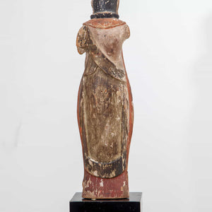 Wooden figure of Kannon 觀音, Japan, Edo period, 1st half 19th Century