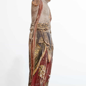 Holzfigur des Kannon 觀音, Japan, Edo-Periode, 1. Hälfte 19. Jahrhundert