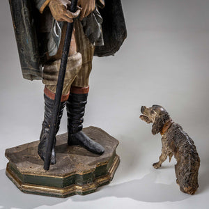 Sculpture of St. Roch with Dog