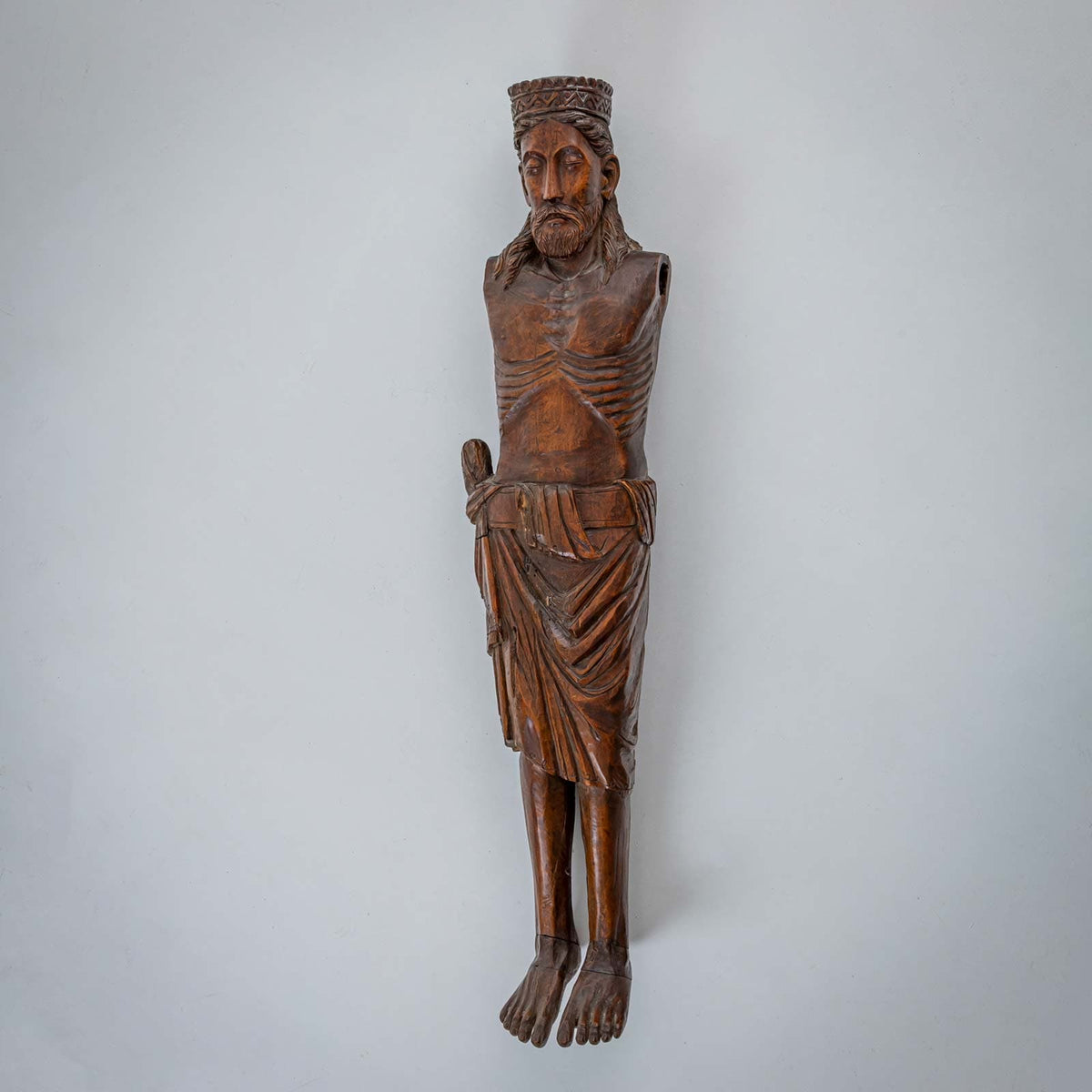 Sculpture of Christ in the Romanesque style, 19th/20th Century