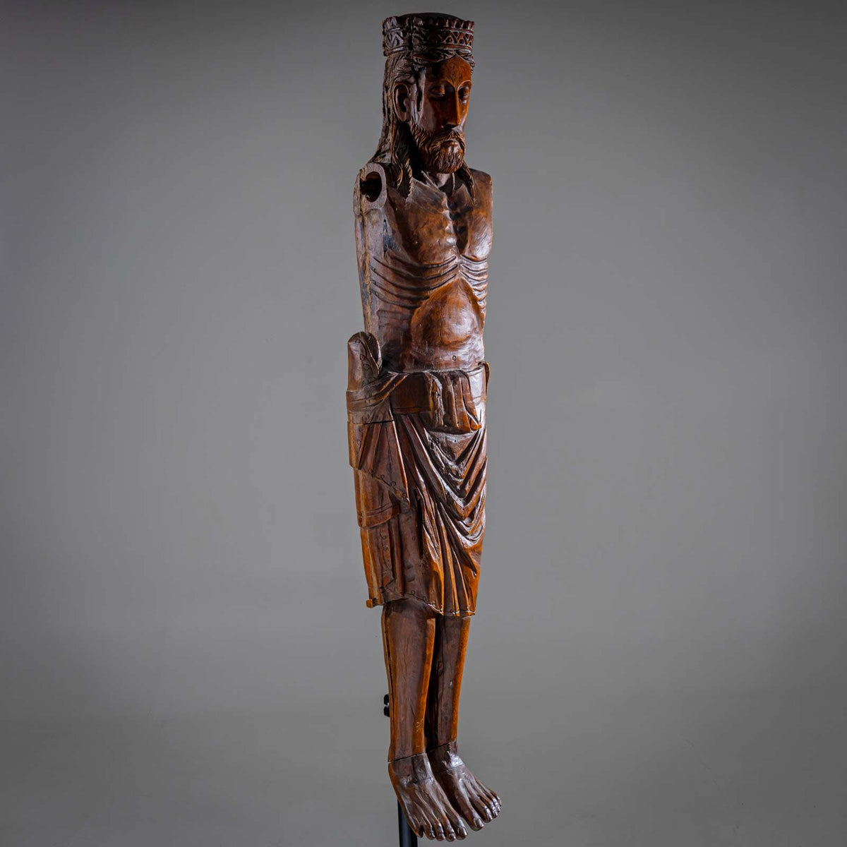 Sculpture of Christ in the Romanesque style, 19th/20th Century