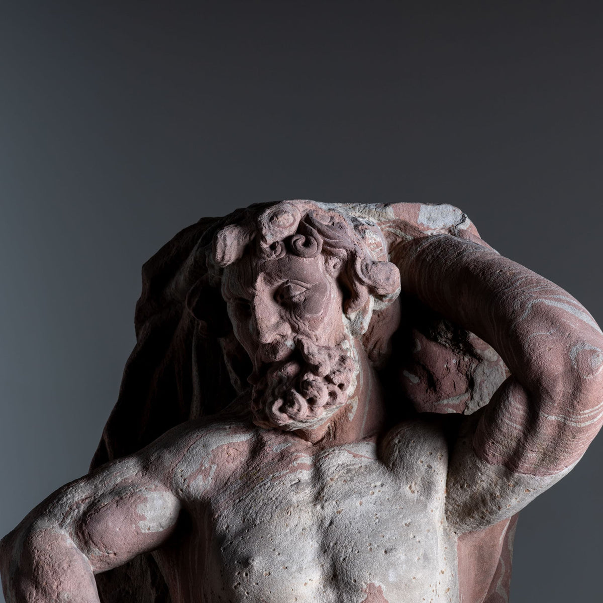 Pair of Sandstone Atlases, Cornelius Andreas Donett (attributed to, 1682-1748), Frankfurt, around 1720-1748