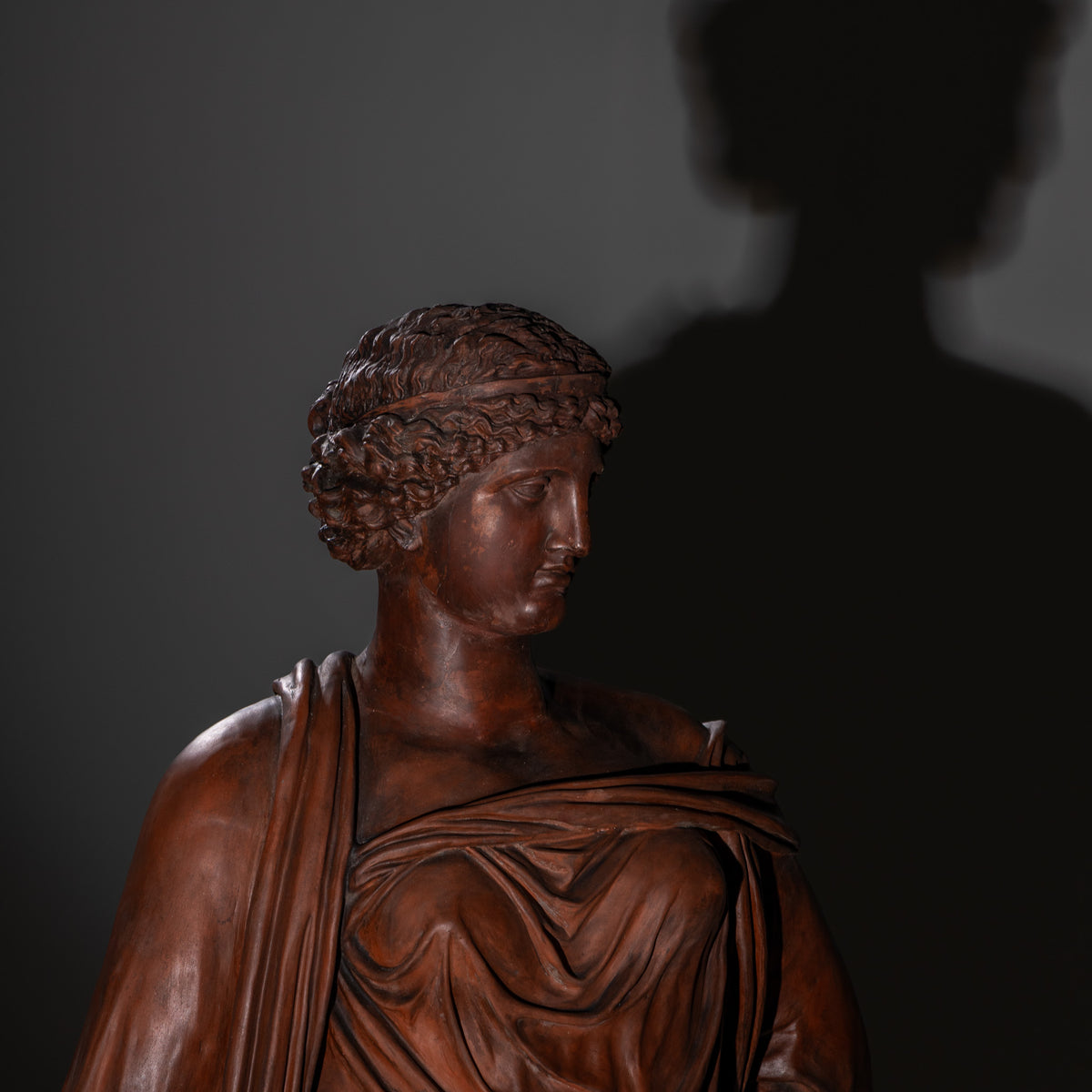 Life-Size Terracotta Statue of the Goddess Ceres, Vienna, Late 19th Century
