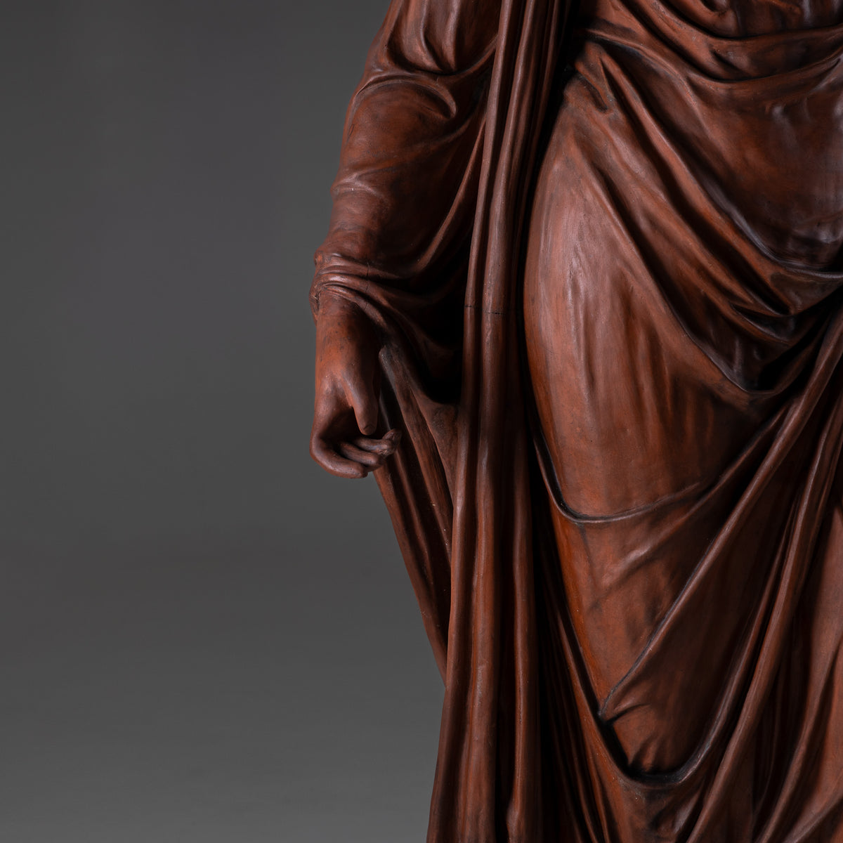 Life-Size Terracotta Statue of the Goddess Ceres, Vienna, Late 19th Century