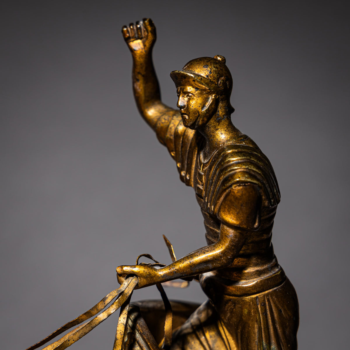 Chariot in Bronze, Italy, 19th Century