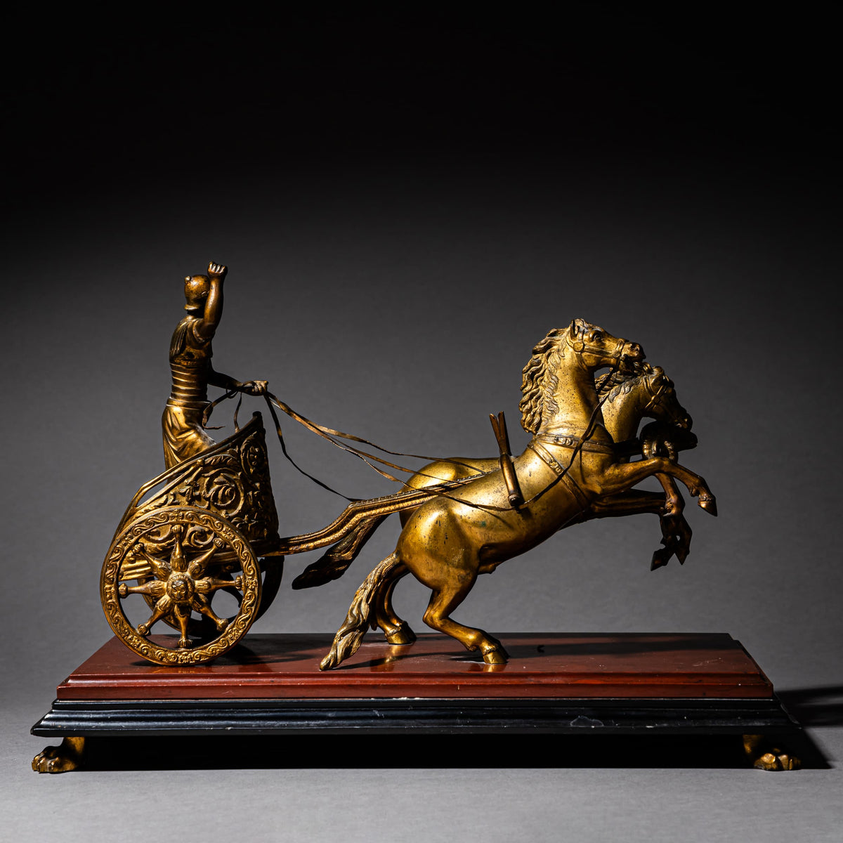 Chariot in Bronze, Italy, 19th Century