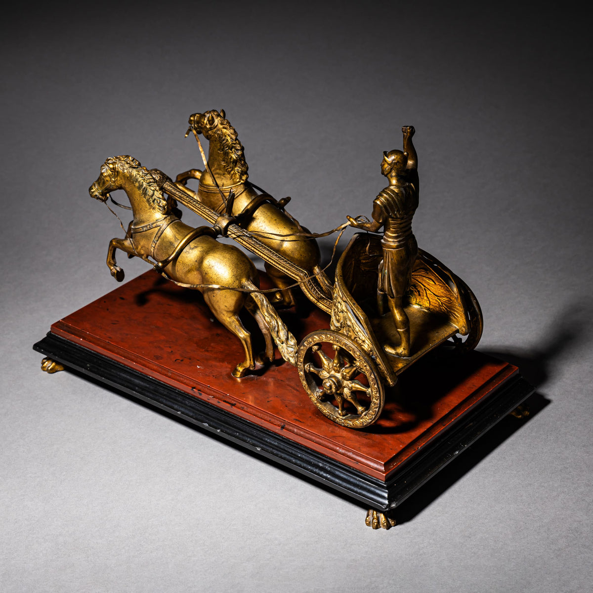 Chariot in Bronze, Italy, 19th Century
