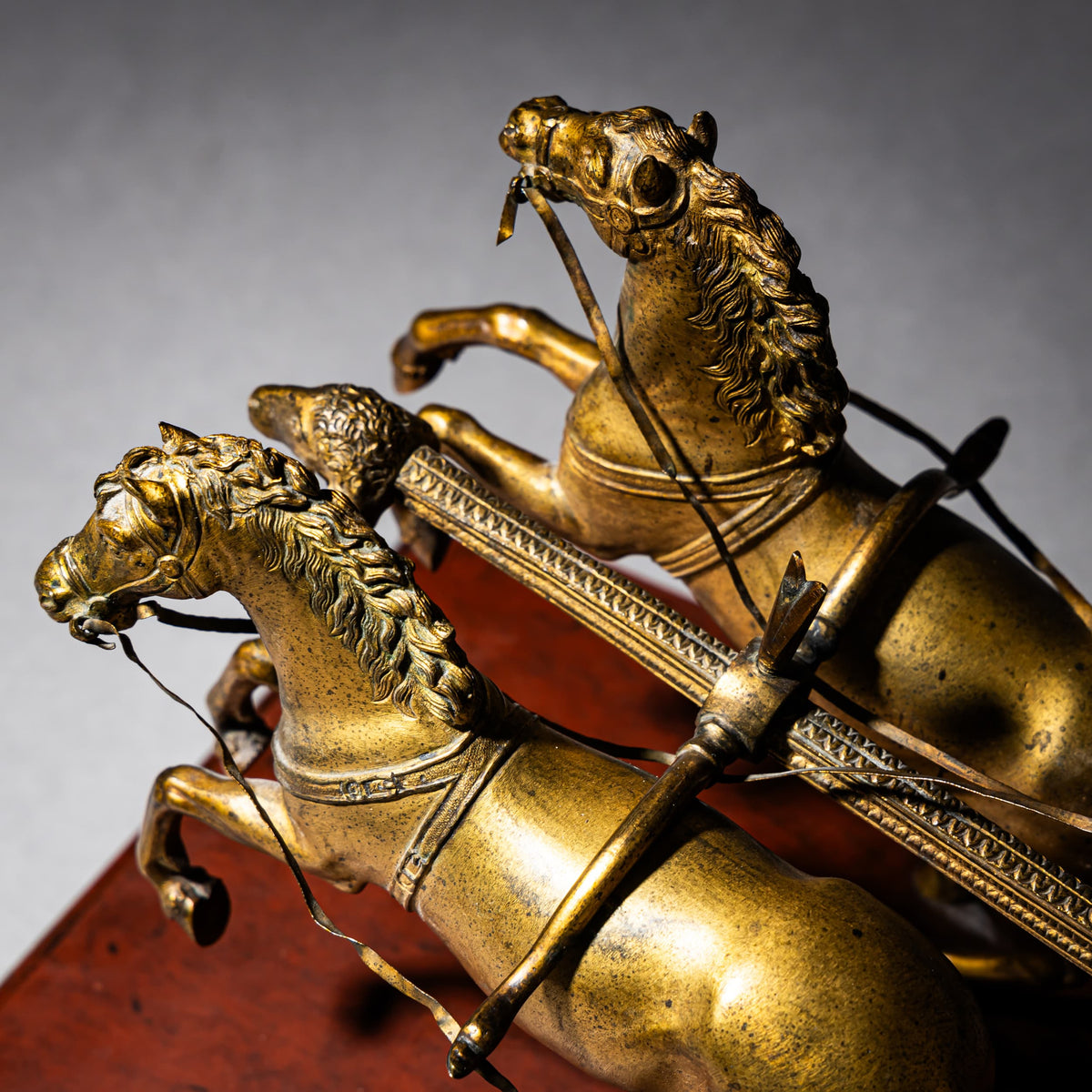 Chariot in Bronze, Italy, 19th Century