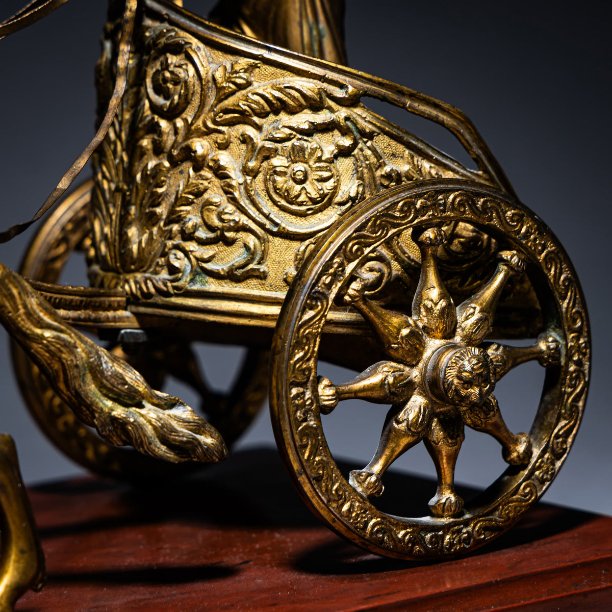Chariot in Bronze, Italy, 19th Century