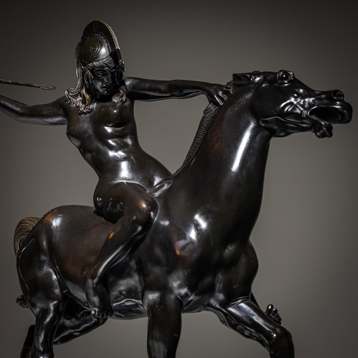 Franz von Stuck (1863–1928), The Spear-Throwing Amazon, Cast by C. Leyrer, Munich, Designed in 1897, after 1903