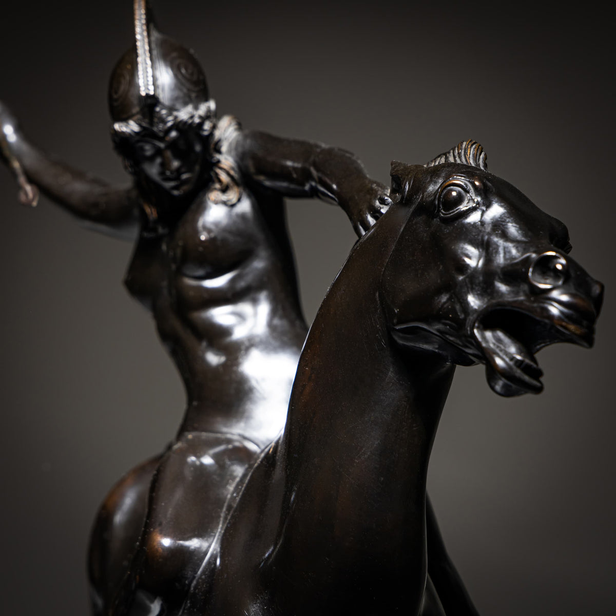 Franz von Stuck (1863–1928), The Spear-Throwing Amazon, Cast by C. Leyrer, Munich, Designed in 1897, after 1903