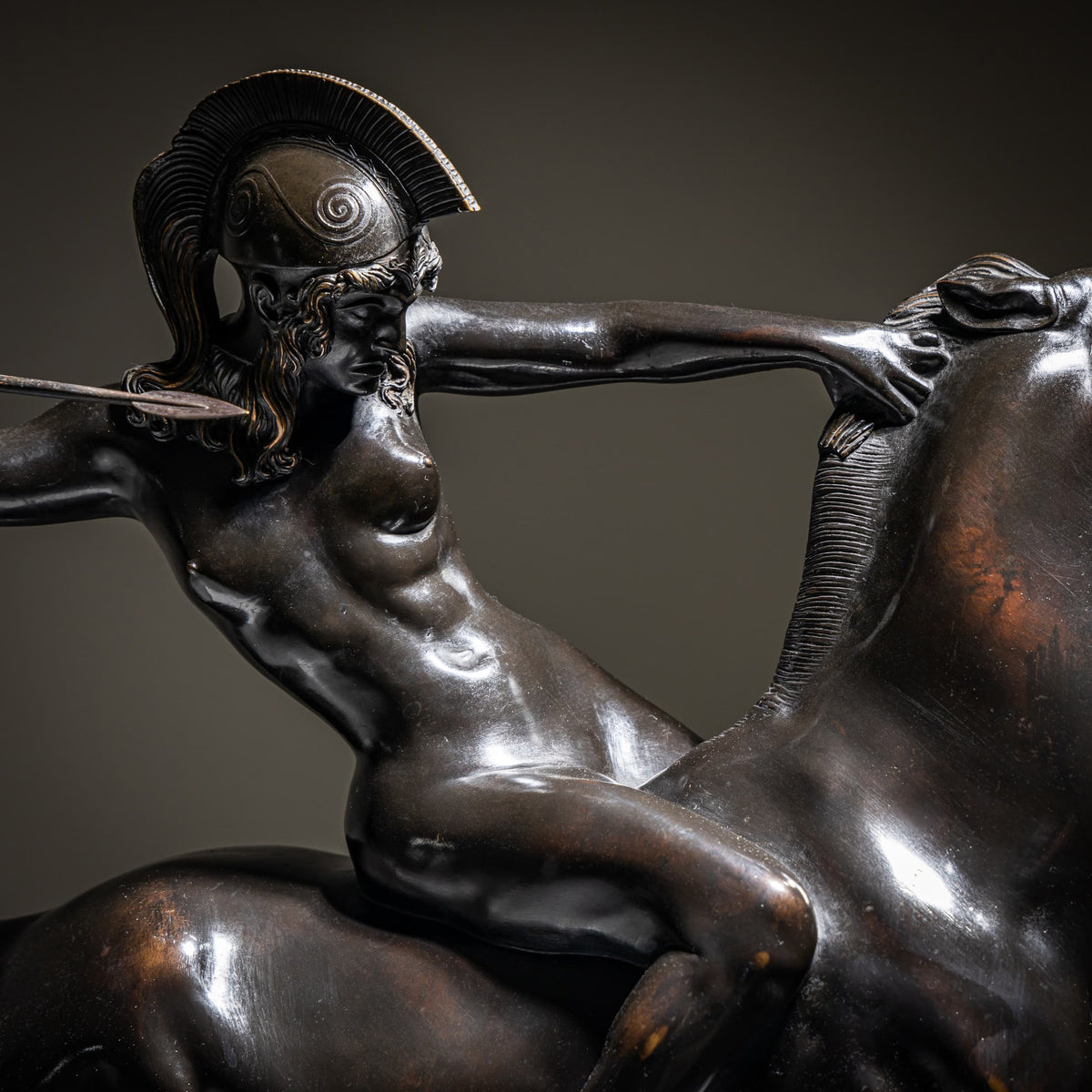Franz von Stuck (1863–1928), The Spear-Throwing Amazon, Cast by C. Leyrer, Munich, Designed in 1897, after 1903