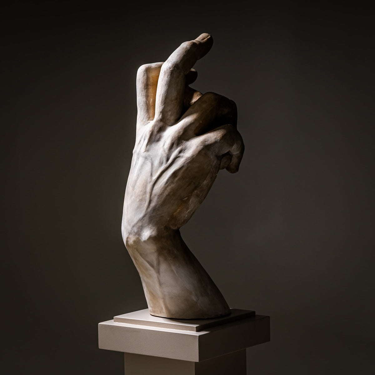 Right Hand of Michelangelo's David, Modern Plaster Copy, Italy, 21st Century