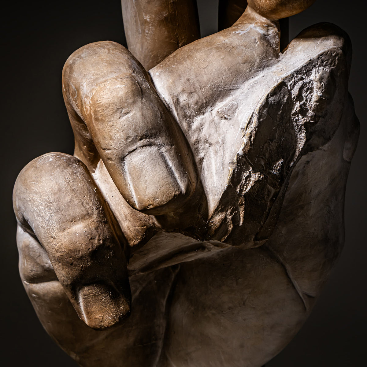 Right Hand of Michelangelo's David, Modern Plaster Copy, Italy, 21st Century