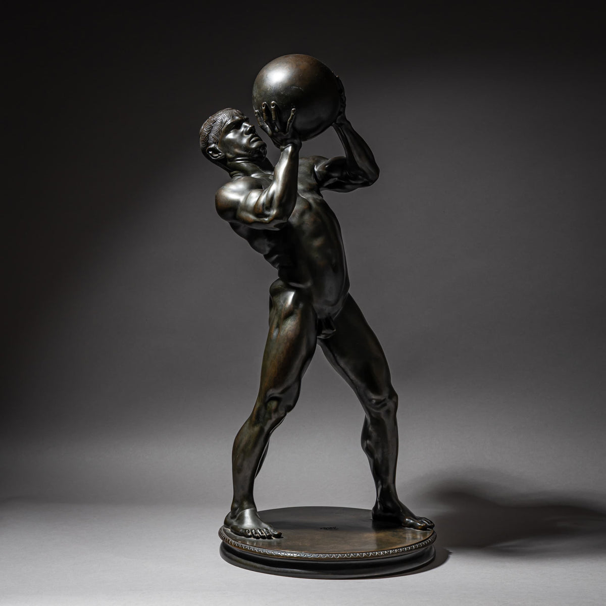 Franz von Stuck (1863–1928), Athlet, Gießerei C. Leyrer, München, Entwurf 1892, Guss vor 1911