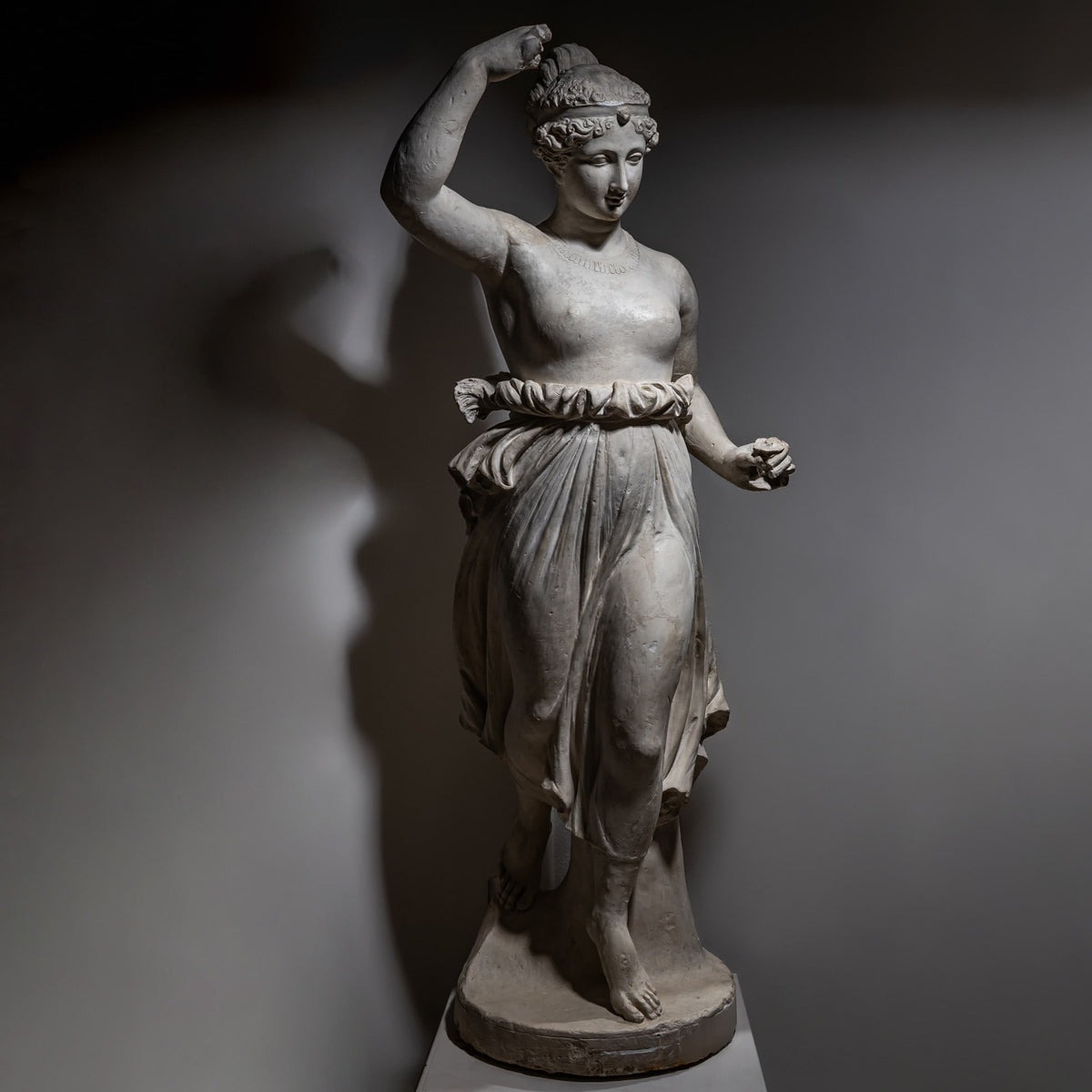 Gipsfigur der Hebe nach Canova, Italien, um 1880