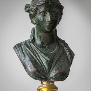 Grand Tour bust of a woman, Italy 19th Century