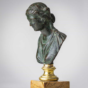 Grand Tour bust of a woman, Italy 19th Century