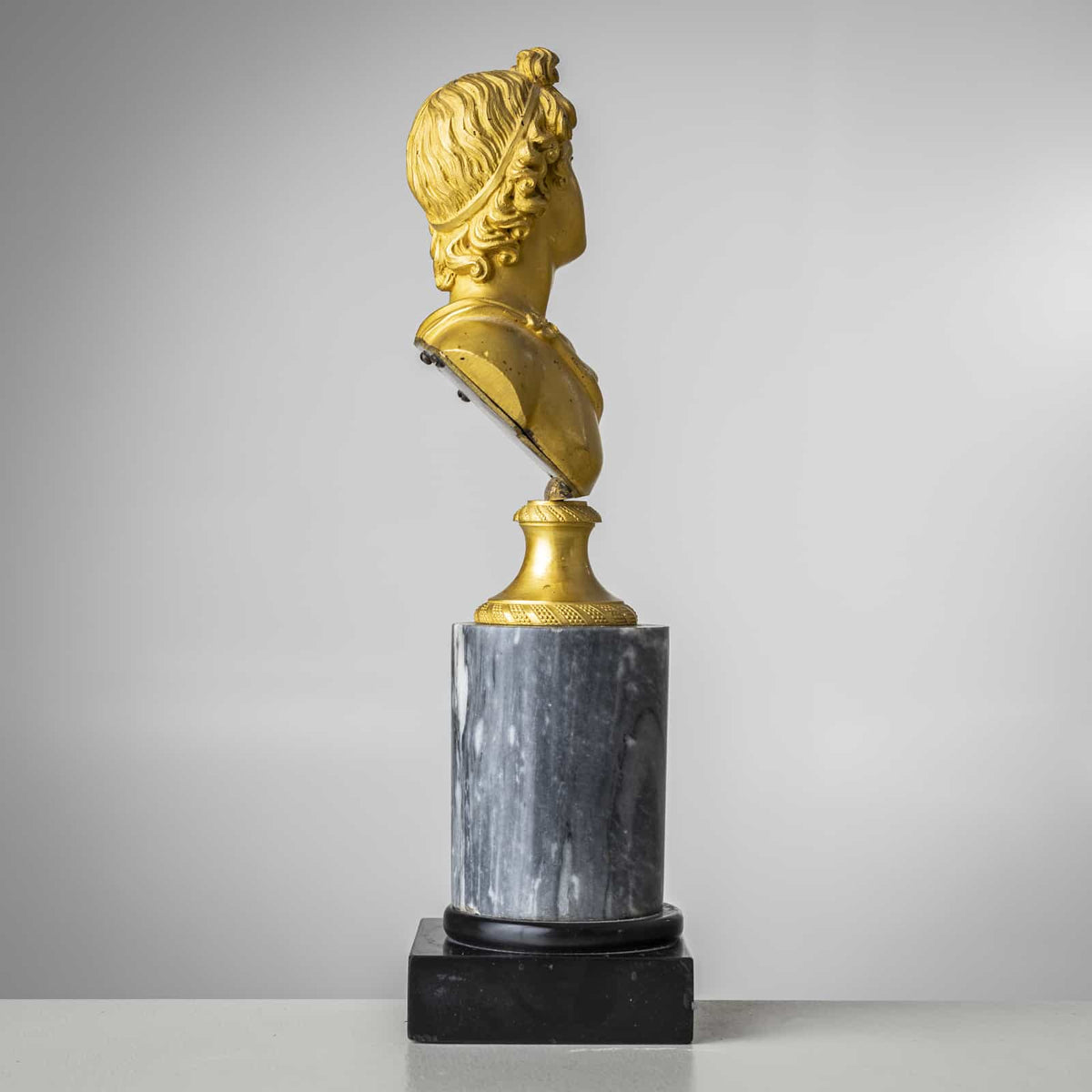 Grand Tour Bust of Apollo Belvedere, Italy 19th Century