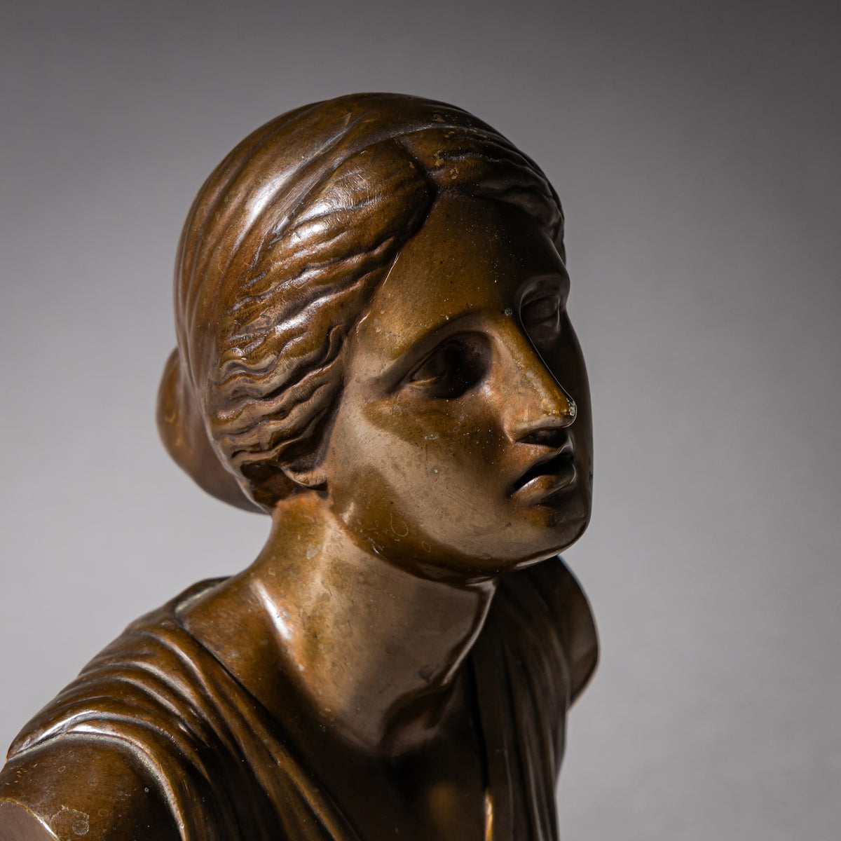Pair of Busts of Niobe and a Niobid by Ferdinand Barbedienne (1810–1892), France, Late 19th Century