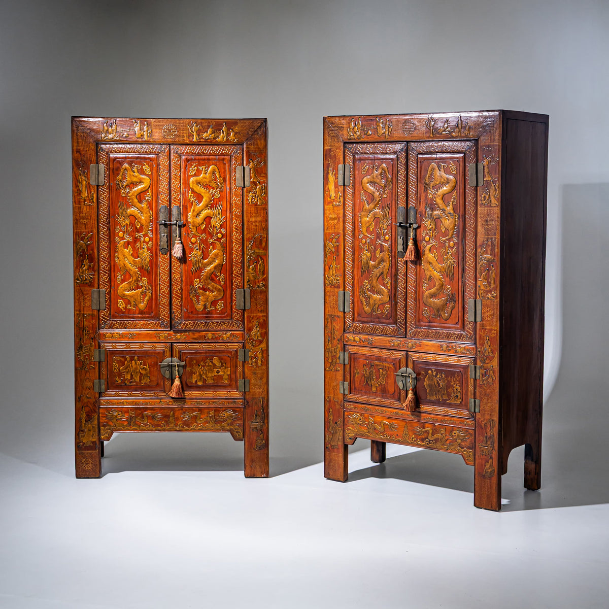 Pair of Chinese Cabinets, Late 20th Century