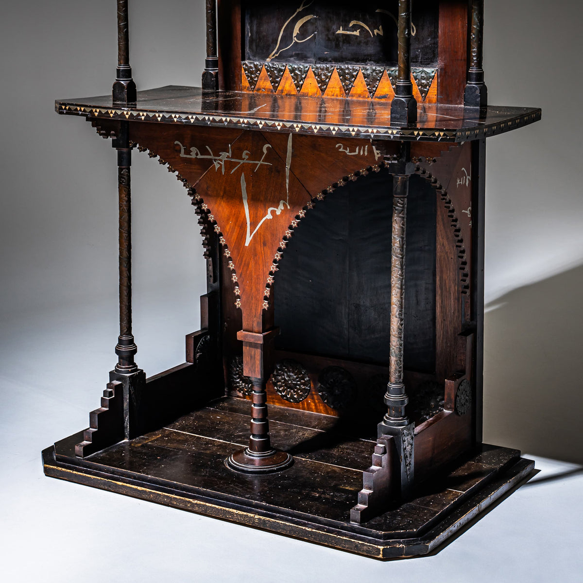 Carlo Bugatti (Italian, 1856–1940), Two Cabinets, circa 1890